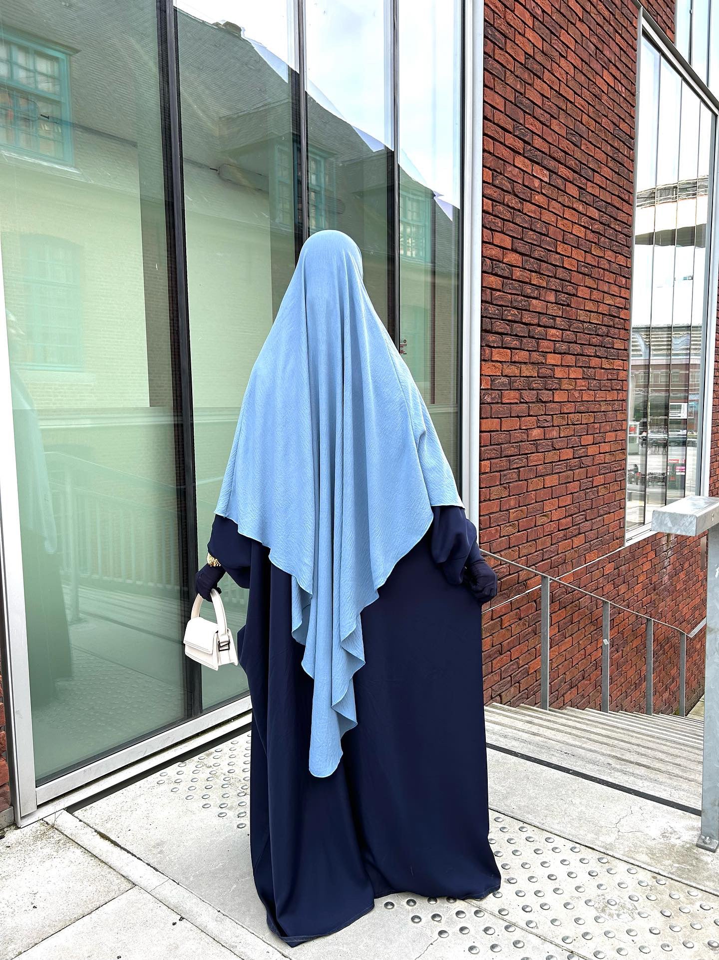 Abaya Maryam bleu nuit (nidha)