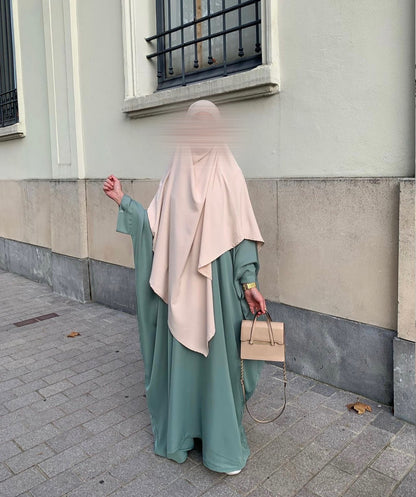 Abaya Hafsa Vert d’eau (nidha)