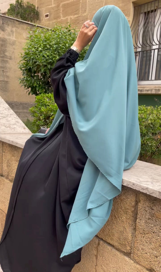 Abaya Tesnim noir (nidha)