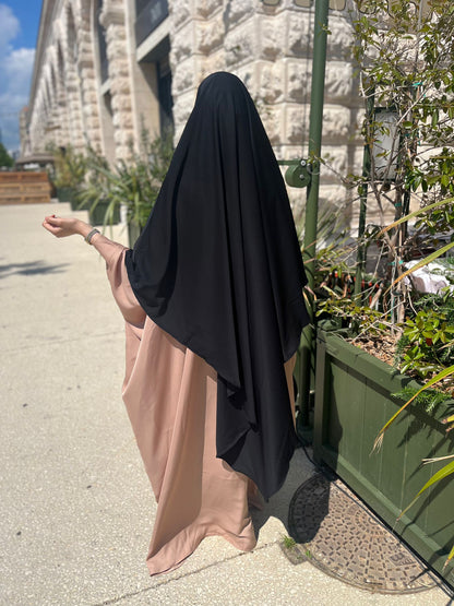 Khimar Layna Noir intense