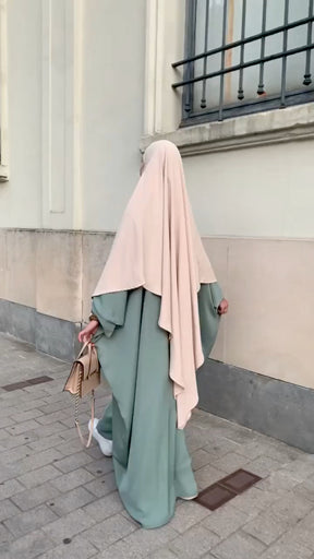 Khimar Layna crème