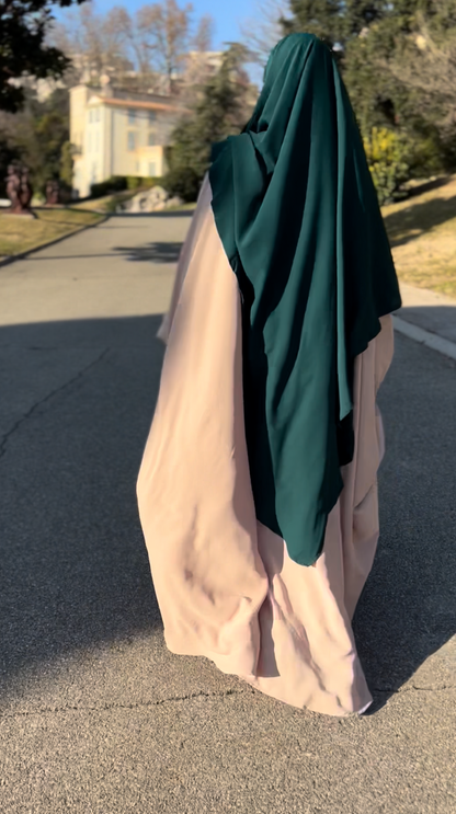 Khimar Layna vert émeraude