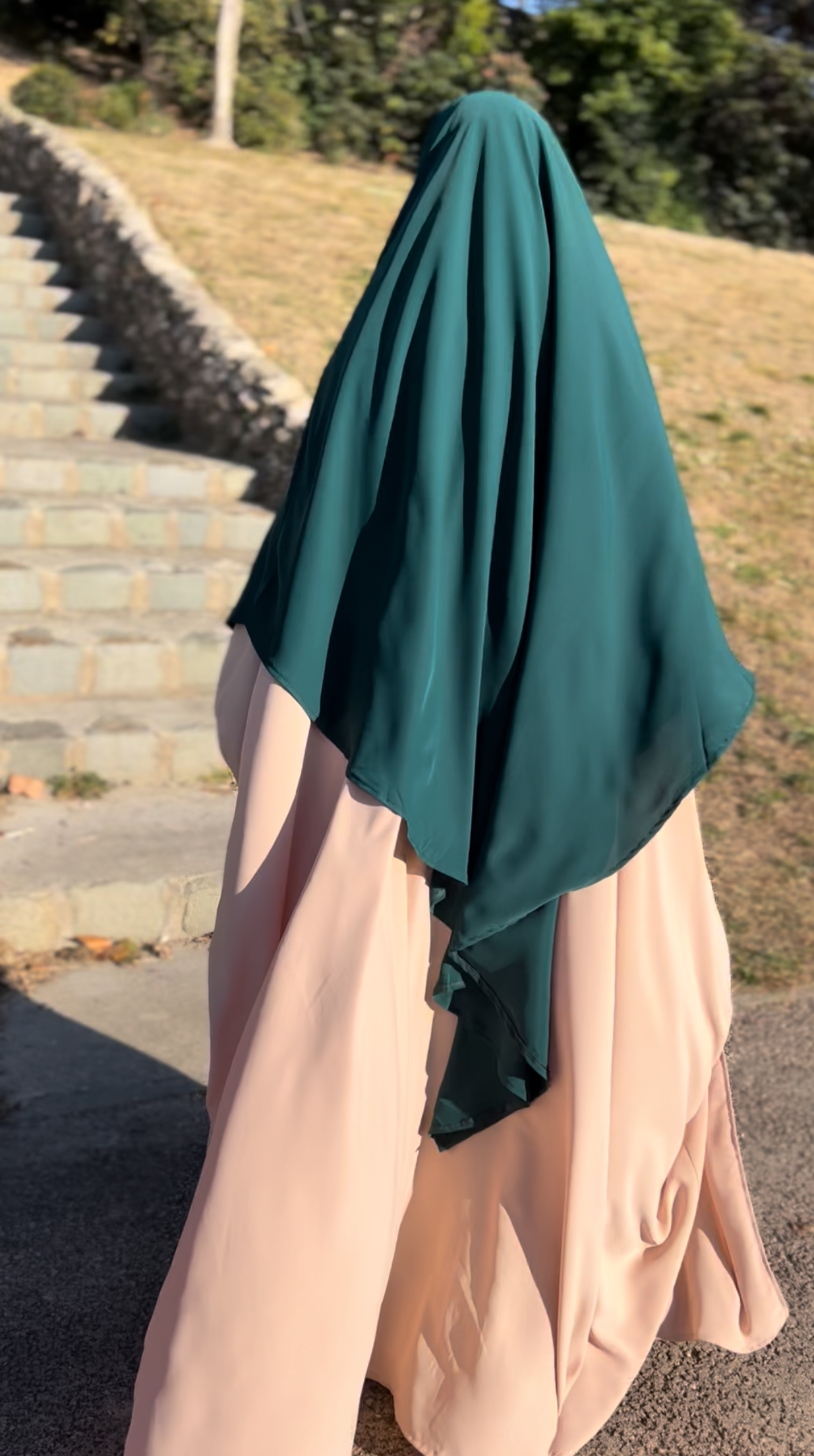 Khimar Layna vert émeraude