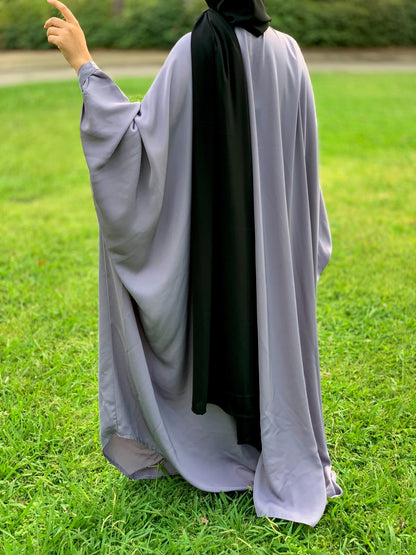 Abaya Médina gris (nidha)