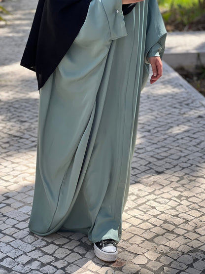 Abaya Hafsa Vert d’eau (nidha)