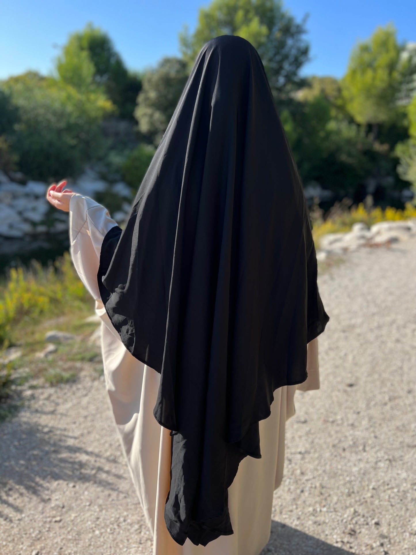 Khimar Layna Noir intense