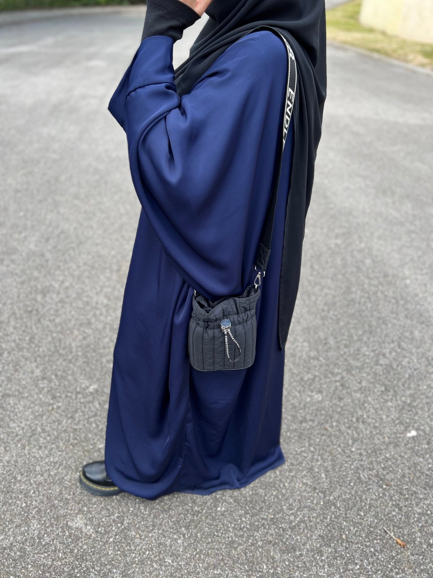 Abaya Maryam bleu nuit (nidha)