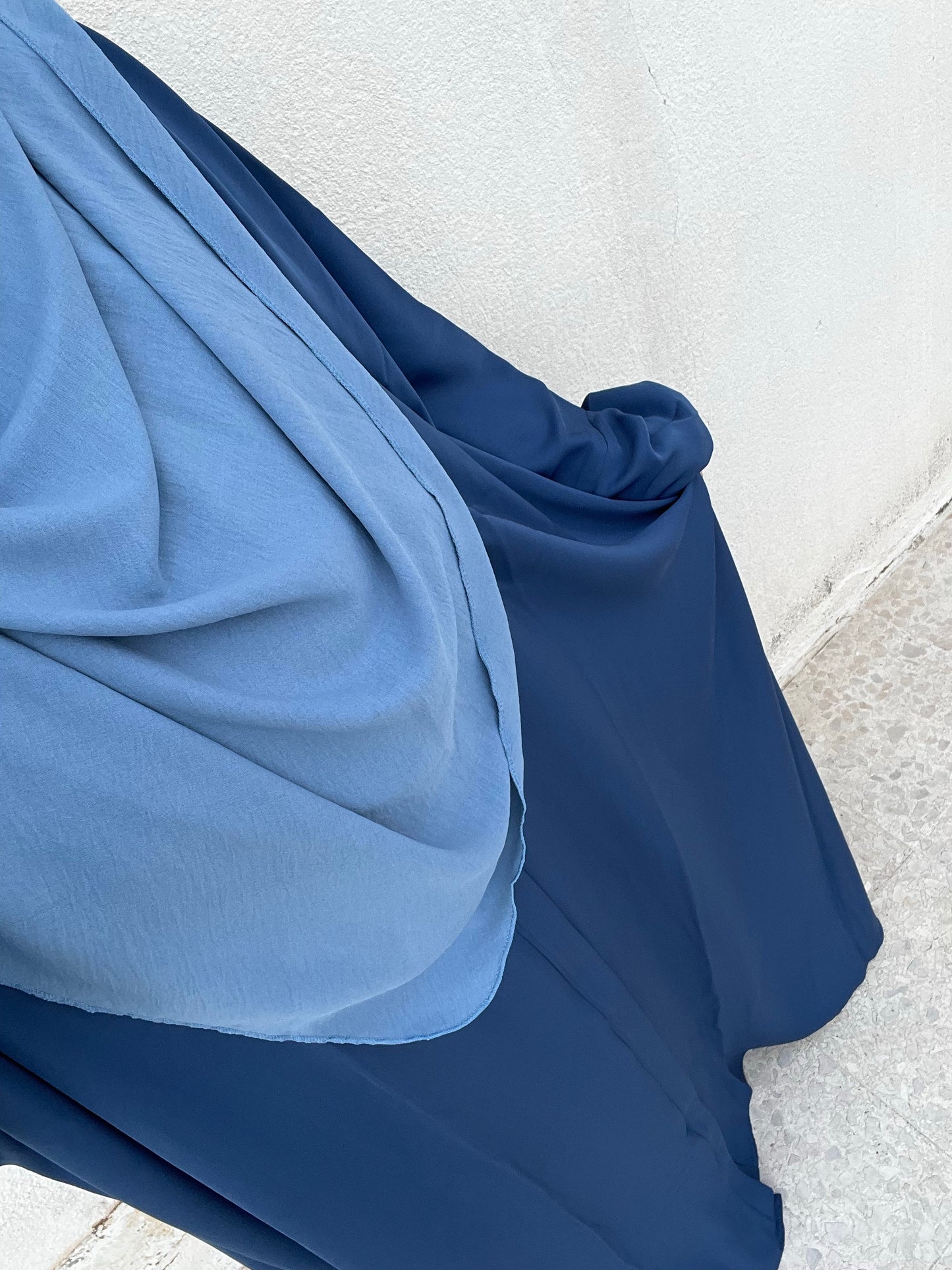 Khimar jazz bleu ciel