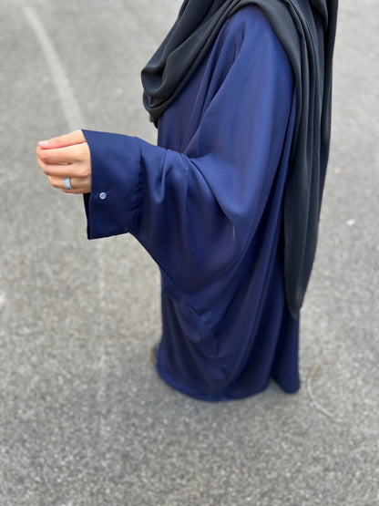 Abaya Maryam bleu nuit (nidha)